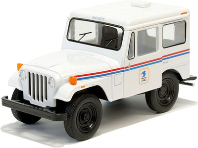1971 Jeep DJ-5B 1:26 Scale 5'' Die Cast Metal Model Toy Truck (USPS White)