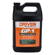 DRIVEN RACING OIL GP-1 Conventional Break- In Oil 20w50 1 Gallon- 19556