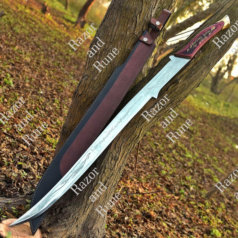 Espada Hadhafang Arwen's Legacy of Once Corona de Plata LOTR Elrond Halloween