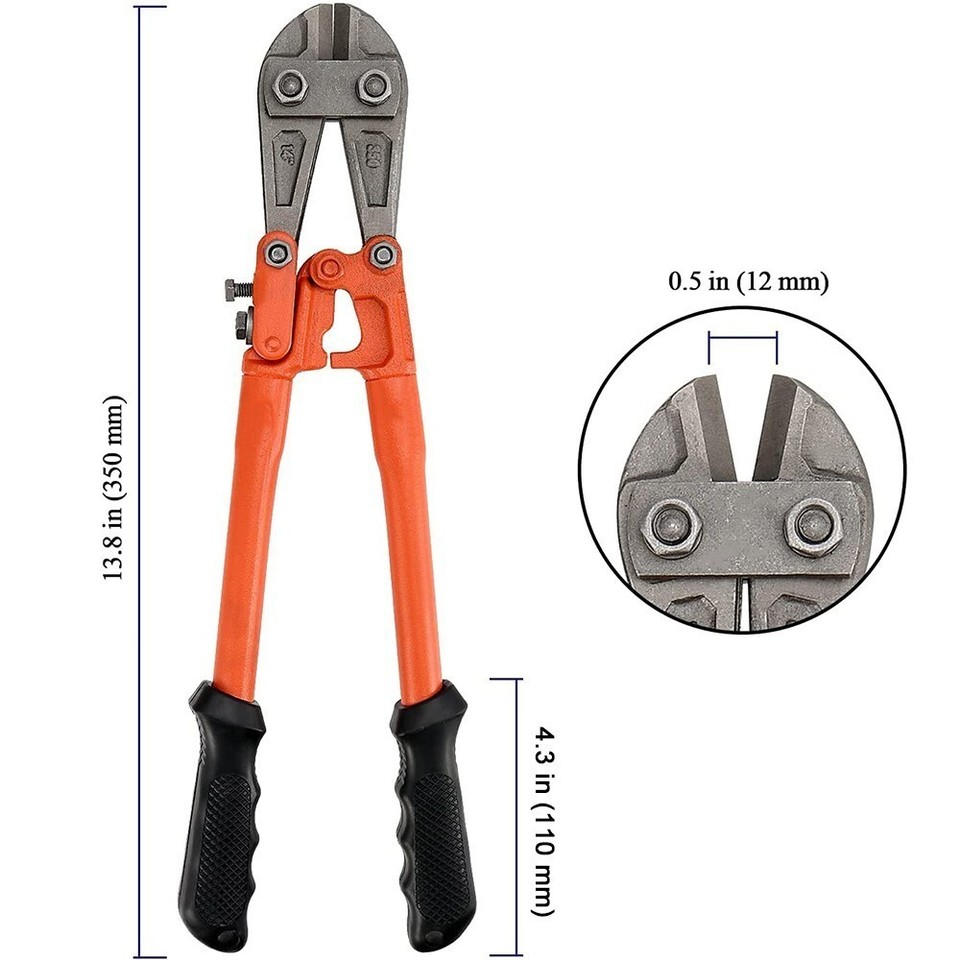 Lock Wire Cutter 14/18/24 inch Industrial Heavy Duty Bolt Chain Lock Wire Cutter Cutting ...