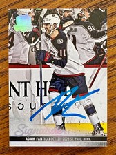 2023-24 UPPER DECK THE CUP ADAM FANTILLI SIGNATURE RENDITIONS ROOKIE AUTOGRAPH