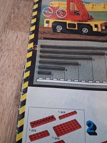 LEGO Instruction Manual Technic Mobile Crane 955 No Bricks Punch Hole