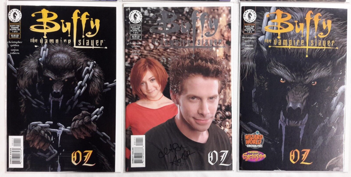 🔥BUFFY THE VAMPIRE SLAYER OZ #1-3 COMPLETE*2001, DARK HORSE*W/COA