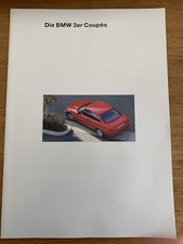 1993 1994 BMW 3 SERIES COUPE M3 E36 318Is 325i 320i BROCHURE
