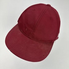 Blank Burgundy Youth Ball Cap Hat Adjustable Baseball
