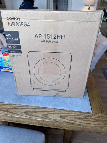 Coway Airmega AP-1512HH True HEPA Purifier with Air Quality Monitoring BLACK