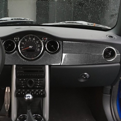 Carbon Fiber Dashboard Panel Cover Trim for Mini Cooper 2005-2006 - Bild 2 von 6