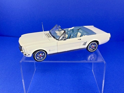 Precision Danbury Mint,1966 Ford Mustang, White Die Cast Car, 1:24, L. E. w/ Box - Picture 2 of 12