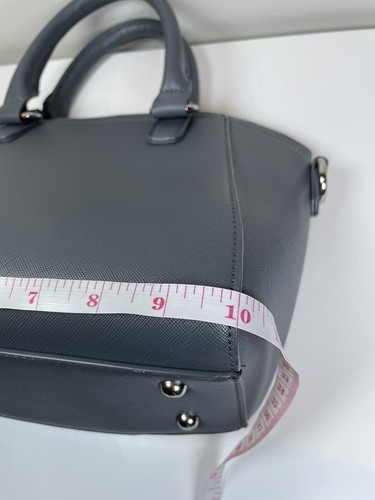 Charming Charlie Large Crossbody Tote Purse Blue White Gray ~ VERY NICE! - Picture 11 of 11