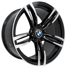 Bmw Styled Auto Rim 19 X 8.5 Black Machine Face 1pc.