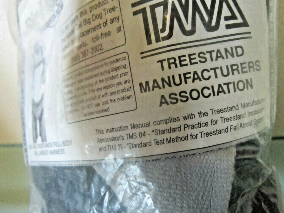 Big Dog Treestands Full-Body Fall Arrest Harness ~ BDH-2000s BDH2001s ~ NEW - Image 4 of 4