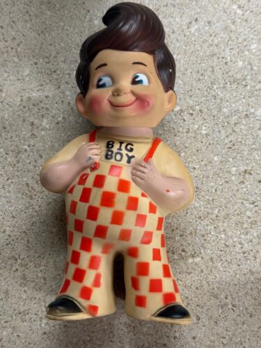 Vintage Bob's Big Boy Coin Bank Doll 1973 Vinyl Plastic Used