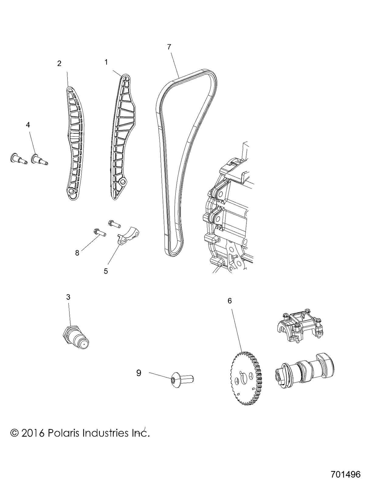 Polaris 2017-2020 Ranger Sportsman Guide Camchain Tensioner 