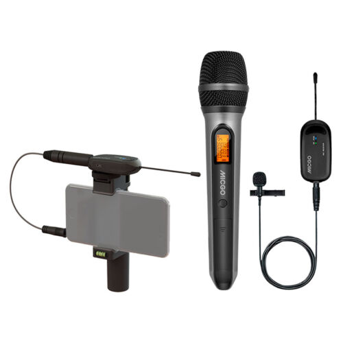 MICGO - Micrófono dual para celular y video cámaras - Afbeelding 1 van 16