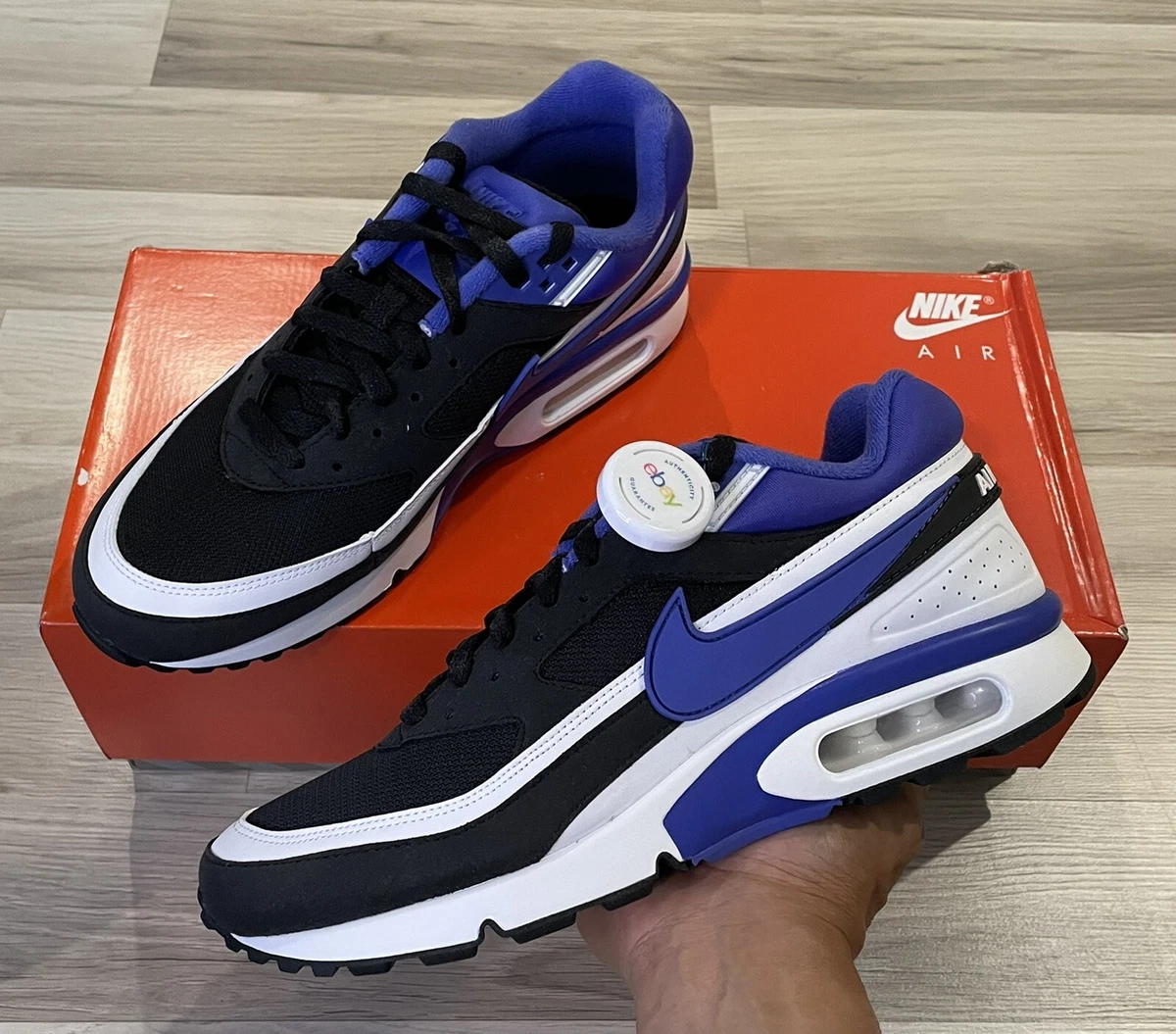 Nike Air Max BW OG Original Black Persian Violet, 9M, DJ6124-001 90 95 97 1