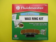 Fluidmaster Flanged Wax Seal and Bolts Plastic 3" x 4" 7512