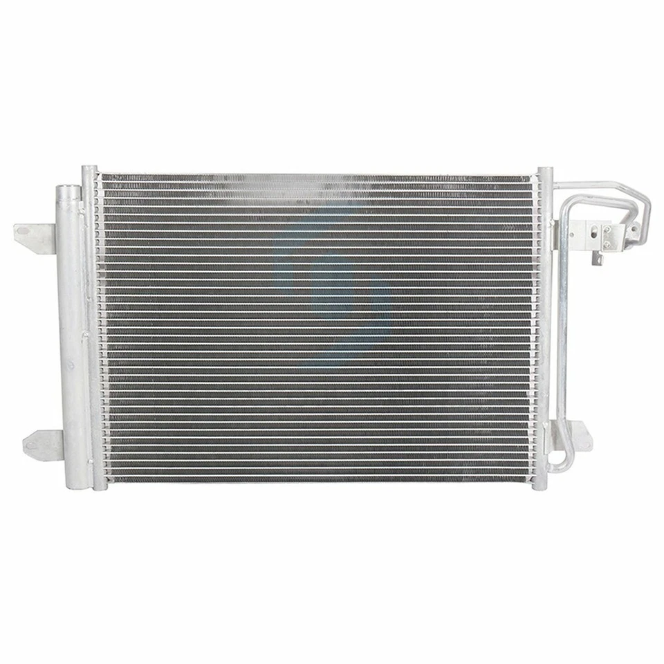 Unidad condensadora de aire acondicionado para Volkswagen Jetta 2005 06-2010 núcleo de aluminio con secador Foto 3 de 4