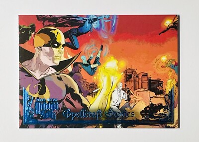 Upper Deck Marvel Fleer Ultra Midnight Sons Spellcraft Stories Blue /180 OE4