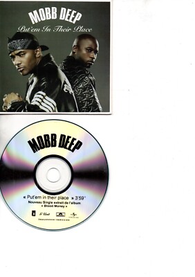 MOBB DEEP RARE PROMO CD PUT EM IN THEIR PLACE