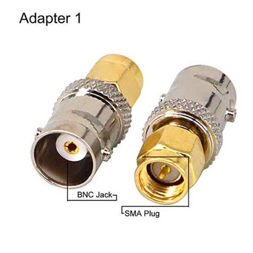 4pcs BNC Female to Male Connectors Type RF Connector Adapter Converter - Zdjęcie 9 z 11