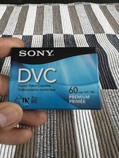 SONY Mini DV Premium 60 Min DVC DVM60PRR Digital Video Cassette Tape