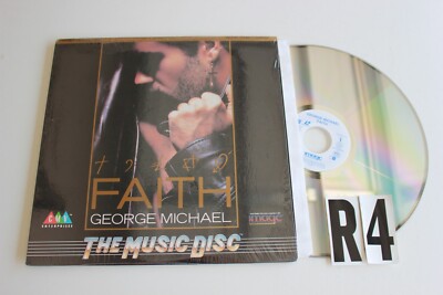 George Michael Wham The Music Laserdisc Laser Disk Disc SHRINK