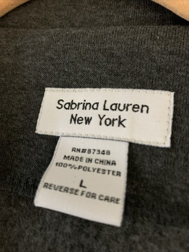 Sabrina Lauren New York Damenjacke Größe L Pfauen grau - Bild 9 von 9
