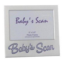 Baby Scan Photo Frame 5' x 3.5' with Glitter Wording