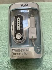 iWorld Wireless FM Transmitter FM 3099 White Brand New Sealed Free Shipping