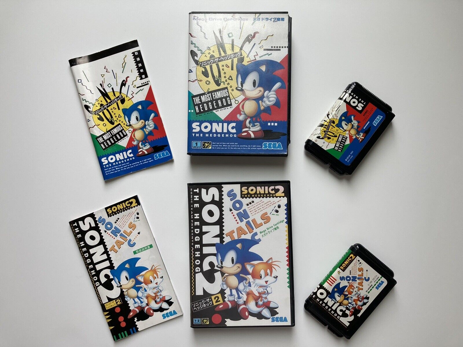 dh5705 Sonic The Hedgehog 2 Mega Drive Genesis Japan –