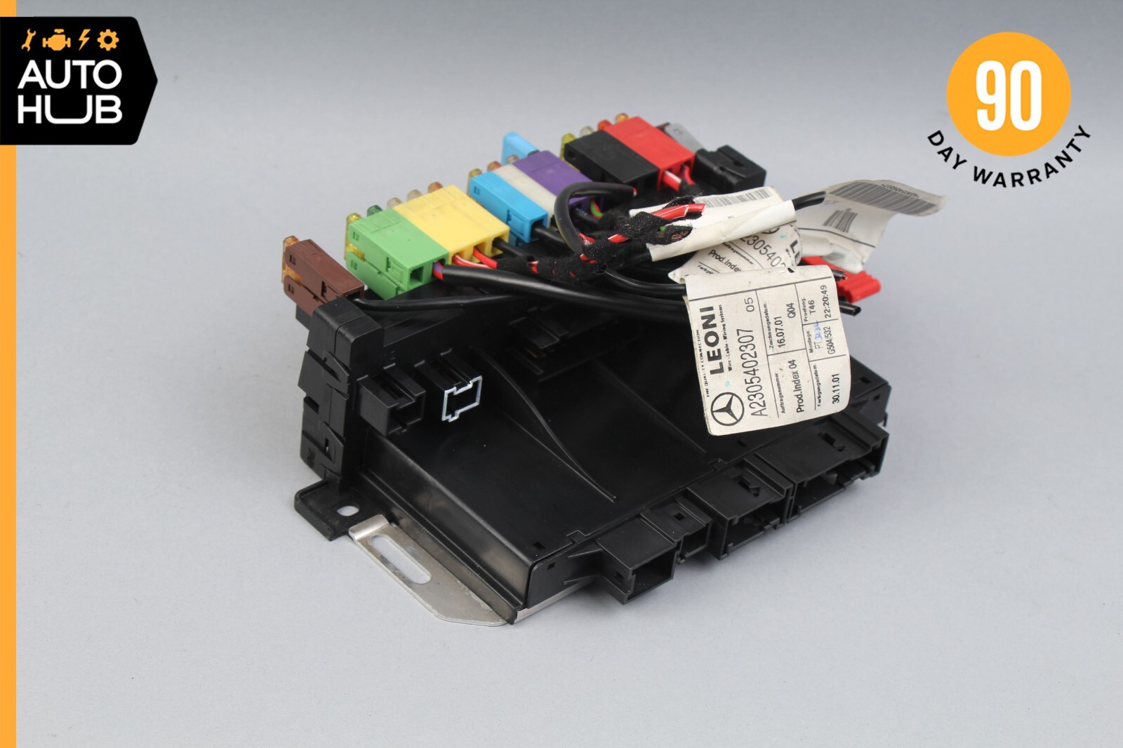 03-12 Mercedes R230 SL500 SL55 AMG SL550 Rear SAM Fuse Box Relay Module OEM 56k
