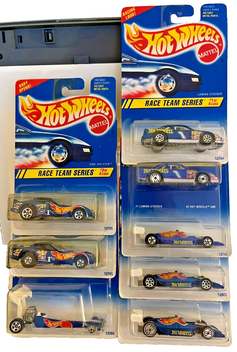 Hot Wheels 1994 VHTF Race Team Series 8 Cars Included Complete and