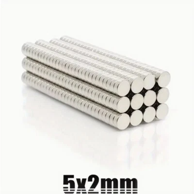 BATTLE MASTER BASES Magnets 5mm x 2mm N52 Very strong Round Disc Magnets