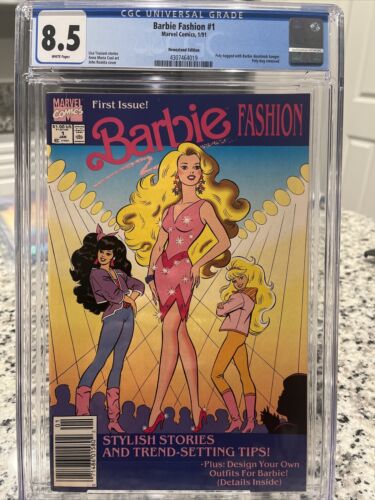 Marvel Barbie Fashion 1. CGC 8.5 White Pages. CGC CERT: 4307464019. Newsstand ED - Picture 1 of 14