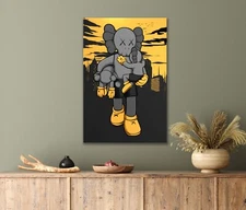 Illustration Of Classic Cartoon Character 40x60cm Canvas or Metal Print Wall Art