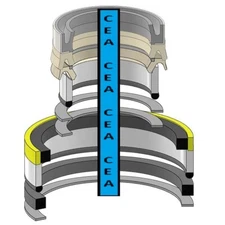 1543305C1 Loader Lift Cylinder Seal Kit Fits Case 621 621B 621C 721 721B 721C