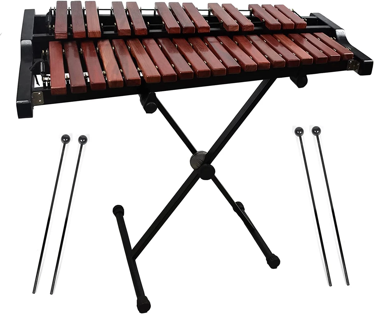 Professional 32 Notes Foldable Glockenspiel Xylophone Vibraphone for Adult  Gifts