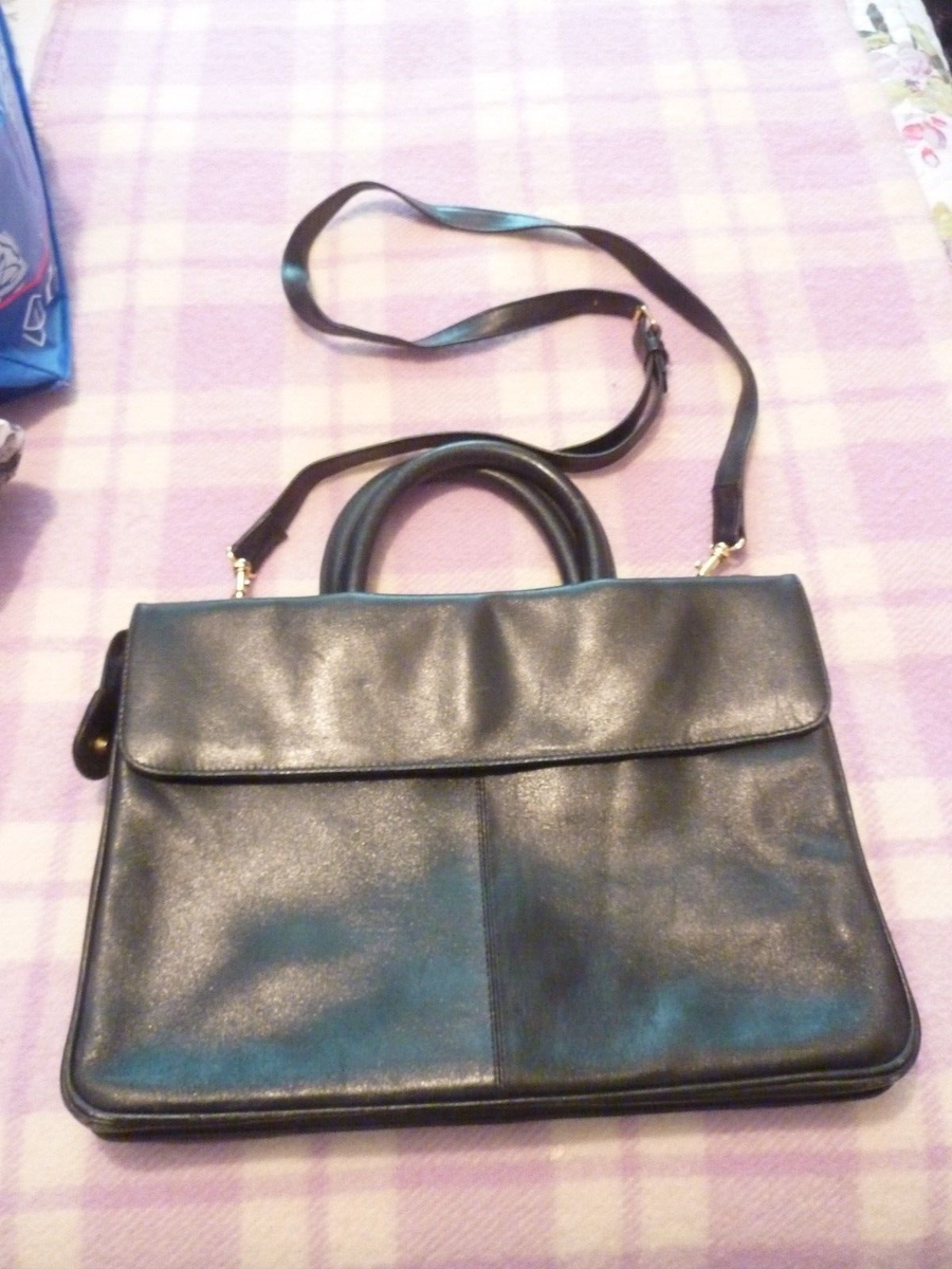 Briefcase Man Bags At Debenhams NICE BLACK LEATHER LAPTOP