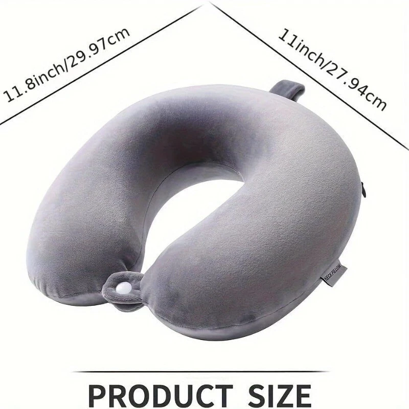 Travel Pillow - Memory Foam Neck Pillow Support Pillow