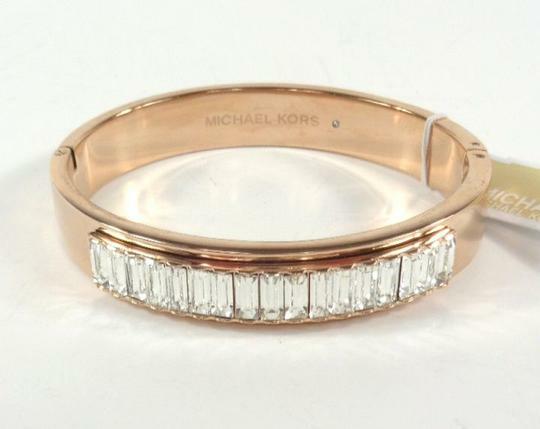 michael kors rose gold crystal bracelet