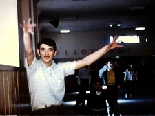 Super 8 Roller Rink Teens 1960s Home Movie Skating Horseplay Party