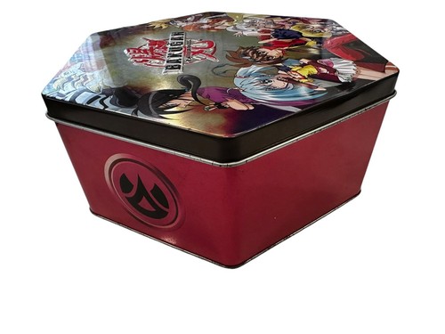 Bakugan Battle Brawlers Tin mit (18) 1" 38 Metallkarten 17 Regular Karten Dent Tin - Bild 8 von 11