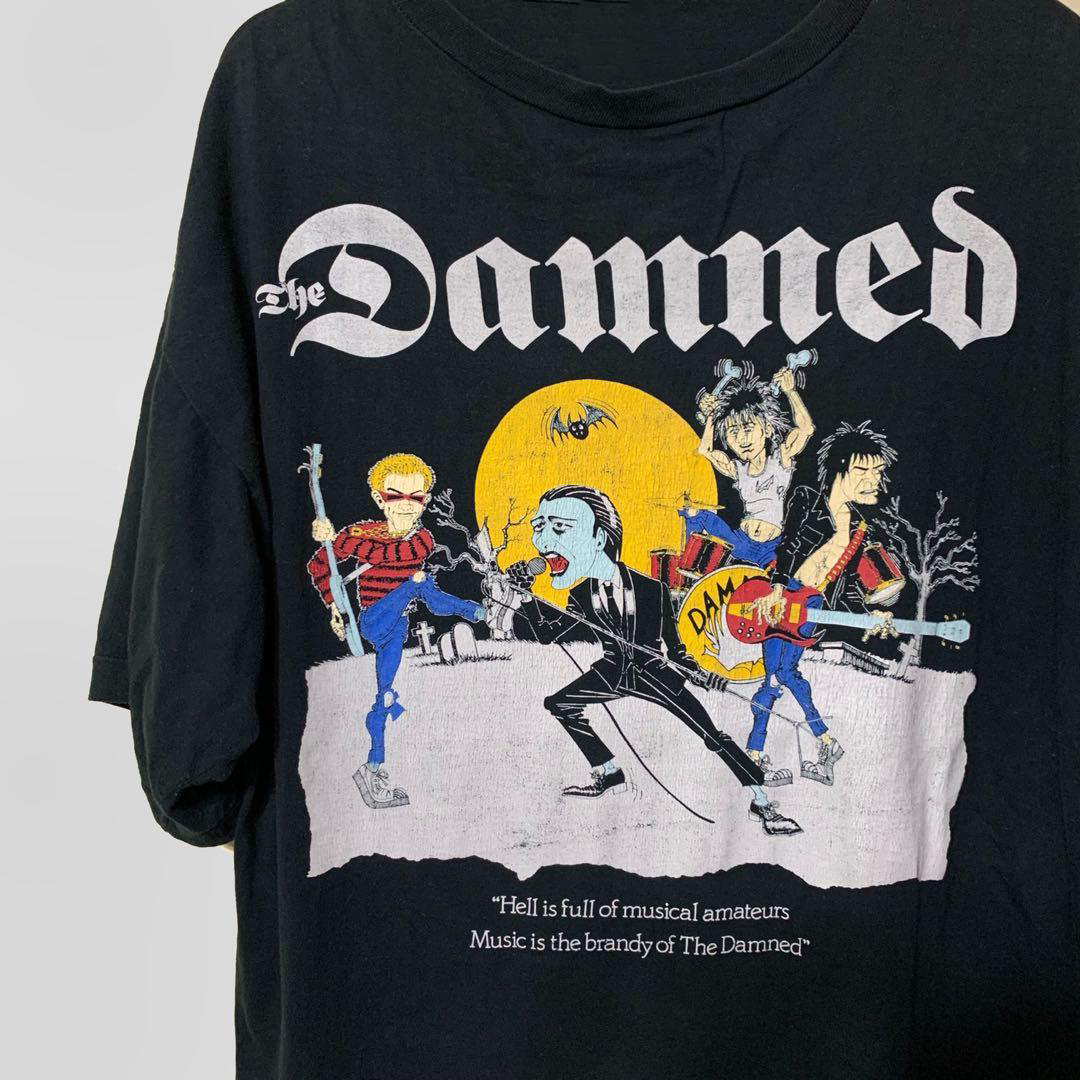 Vintage The Damned Band T-shirt Cotton Tee Size S-5XL PS4221 Vintage The Damned Band T-shirt Cotton Tee Size S-5XL PS4221