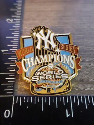 New York Yankees 100 Anniversary World Series Chmpions 2003 Pin MLB Baseball E2