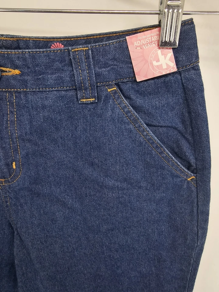 Jean Capri Recto J. Caqui Niñas Azul Denim Talla 14 Foto 4 de 4