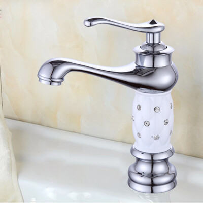 Vintage Waschbecken-Armaturen Bad Einhebelmischer Mischbatterie Wasserhahn wei?