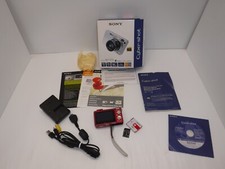 Sony Cyber-shot DSC-W170 10.1MP Digital Camera - Red (with MS Pro