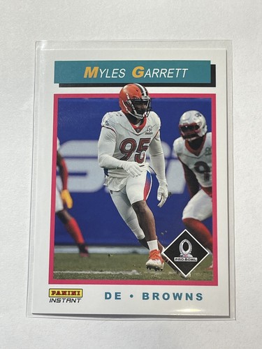 MYLES GARRETT - 2021-22 PANINI INSTANT NFL PRO BOWL #13 - BROWNS - 1/639 - Picture 3 of 5