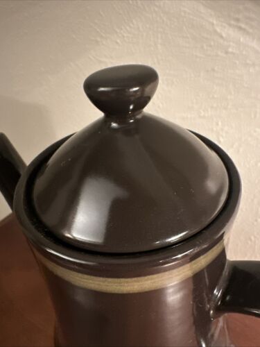 Vintage Brown Mikasa Majorca Lodi 7514 Teapot w/lid - Picture 4 of 7