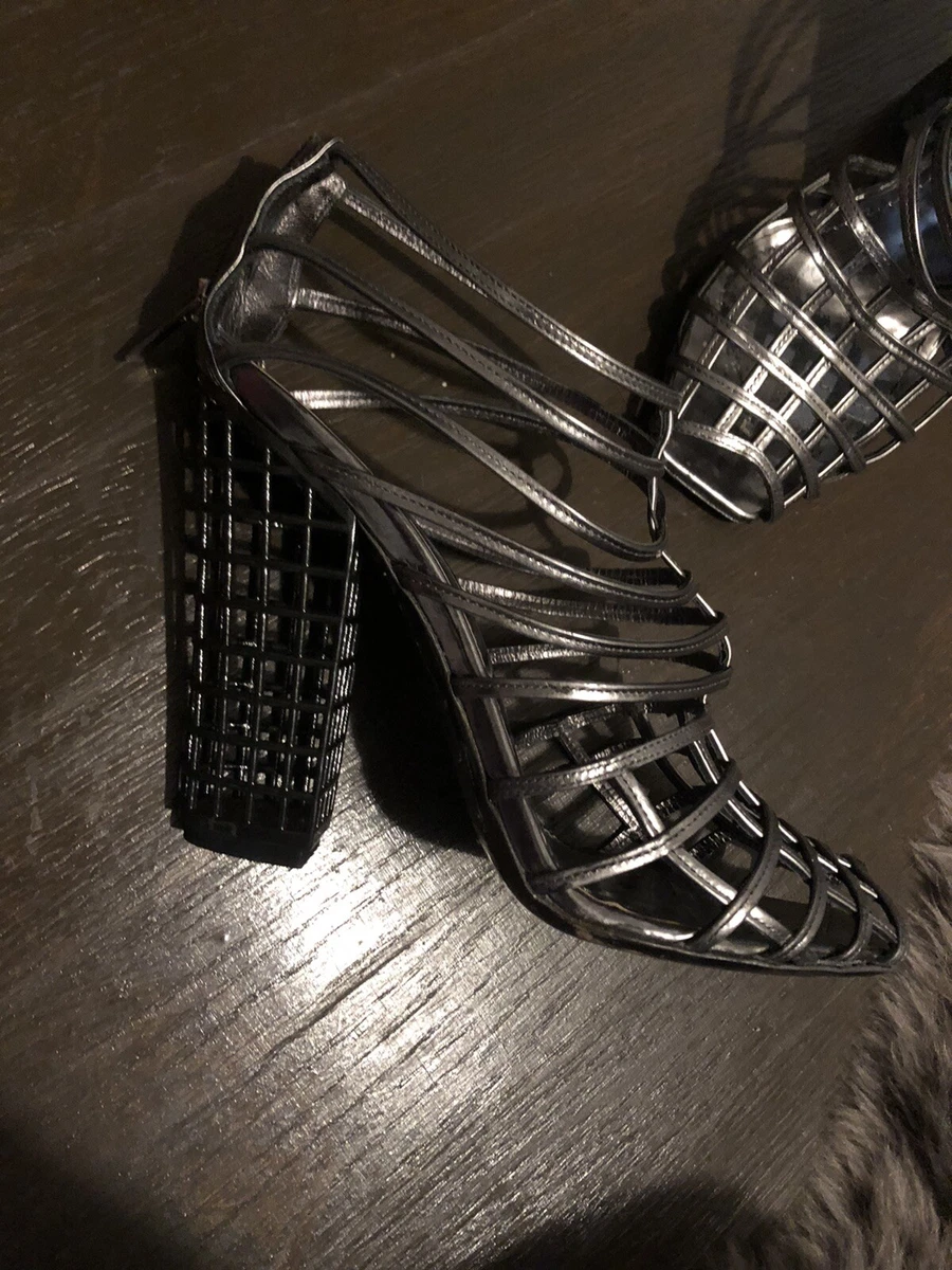 YSL Caged Boots